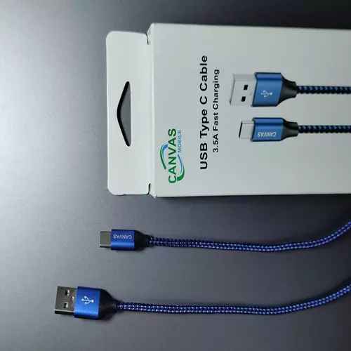 CANVAS USB TYPE C Cable 3.5A FAST CHARGING
