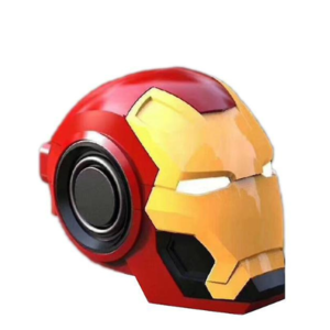 Iron Man Mark46 Helmet Bluetooth Speaker with Light Up LED SD CARD 10 W Bluetooth Speaker  (Multicolor, Stereo Channel)