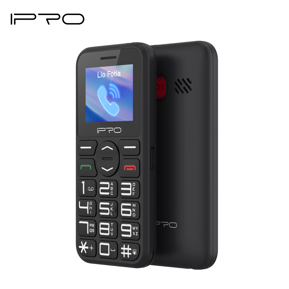 IPRO F183S Big Sound 800mAh Battery SOS Button Elderly WCDMA GSM Cell Phone